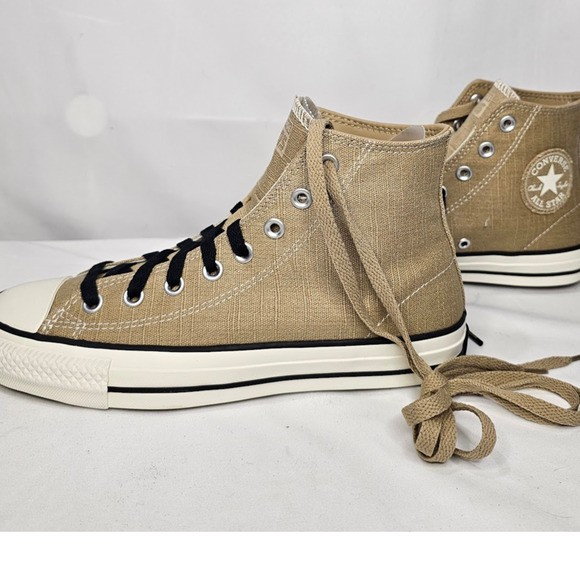 Converse CTAS Pro Hi Tops Brand New Unisex Women's 8.5 Khaki  A04607C NWT - Picture 1 of 8